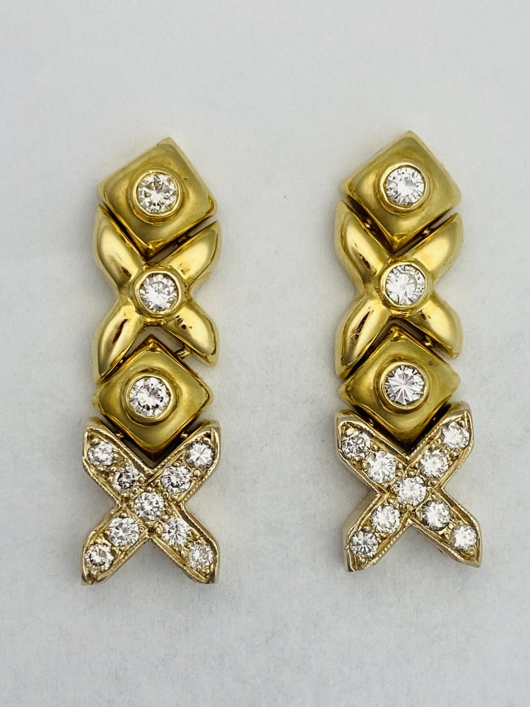 Diamond Earrings X & O’s